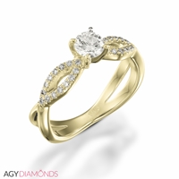 Picture of 1.64 Total Carat Classic Engagement Round Diamond Ring