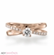 Picture of 0.46 Total Carat Designer Engagement Round Diamond Ring