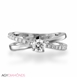 Picture of 0.46 Total Carat Designer Engagement Round Diamond Ring