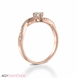 Picture of 0.41 Total Carat Designer Engagement Round Diamond Ring